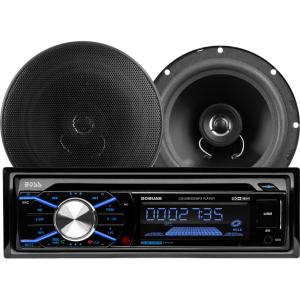 Boss 656BCK Boss Audio 508UAB Blueooth CD/MP3/AM/FM Voiture Stéréo 6.5" Haut-parleurs
